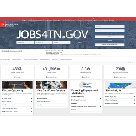 Job4TN Homepage