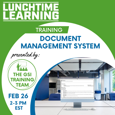 Training Opportunities Graphic: Lunchtime Learning Training My Staff Alerts vs System Alerts in VOS Sapphire - Presented by The GSI Training Team August 28th 2-3 PM EST